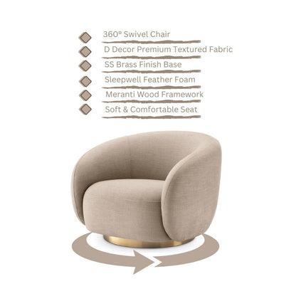 Brok 360° Swivel Living Room Chair