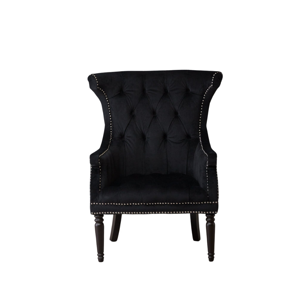 Drako Tufted Wing Chair for Living Room