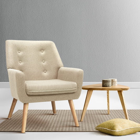 Acme Arm Chair - Beige