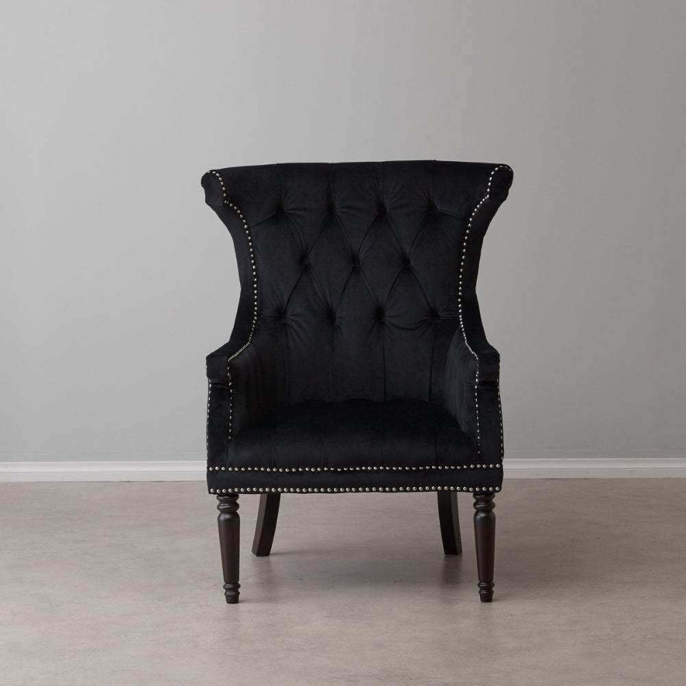 Drako Tufted Wing Chair for Living Room