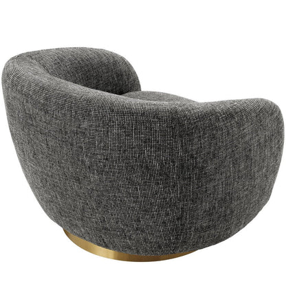 Brok 360° Swivel Living Room Chair - Avalon Grey