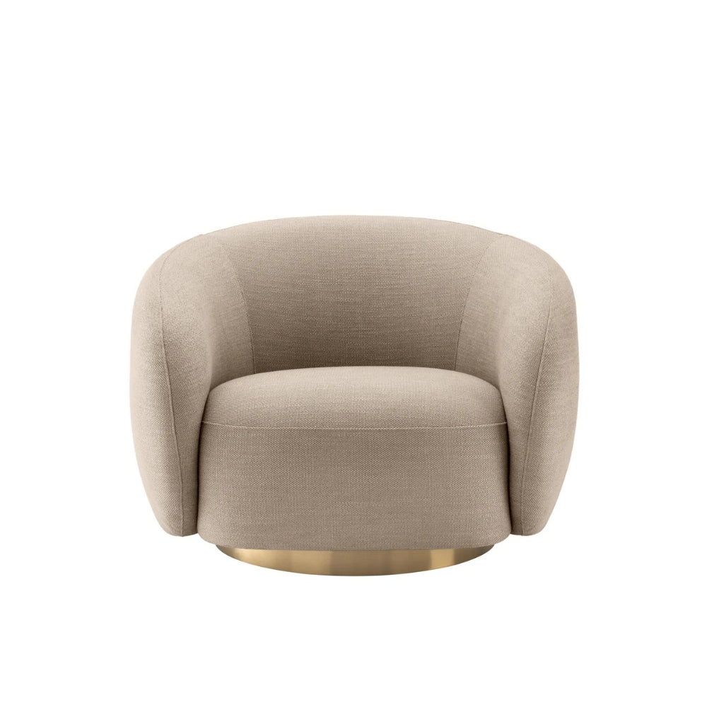 Brok 360° Swivel Living Room Chair - Avalon Sand