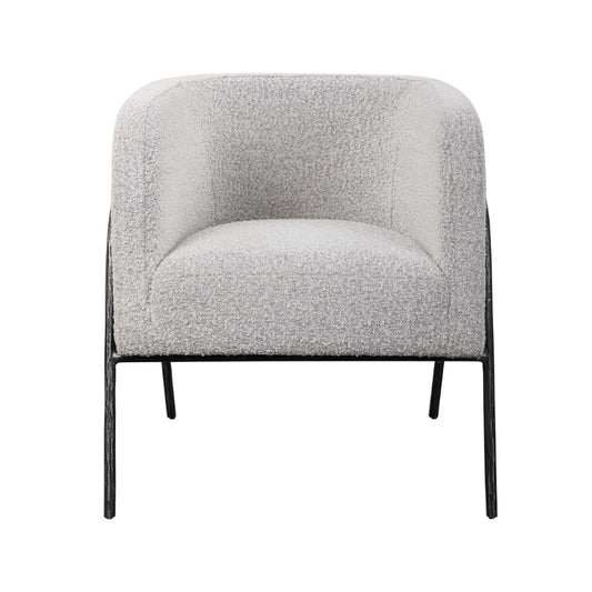 Jacob Accent Chair, Boucle Grey