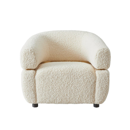 Krillin Cream Sherpa Boucle Occasional Chair