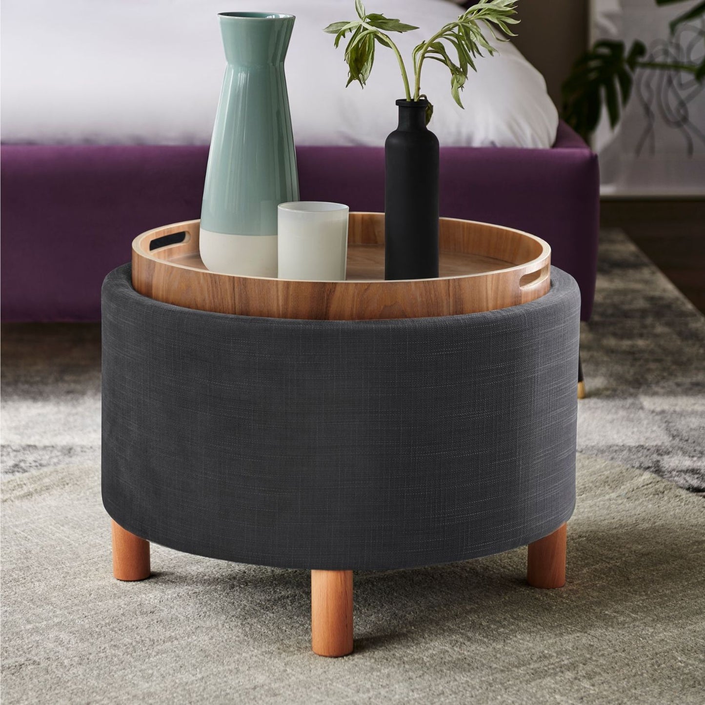 Ashtin Storage Footstool Ottoman