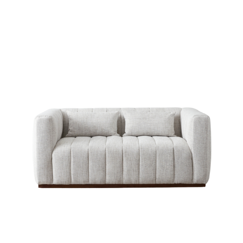 Storme Grey Fabric 2-Seater Sofa