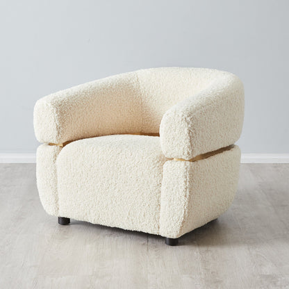 Krillin Cream Sherpa Boucle Occasional Chair