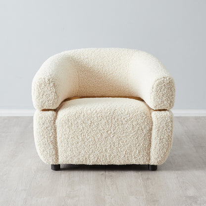 Krillin Cream Sherpa Boucle Occasional Chair