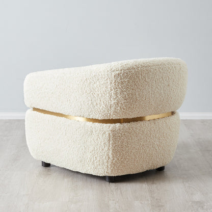 Krillin Cream Sherpa Boucle Occasional Chair