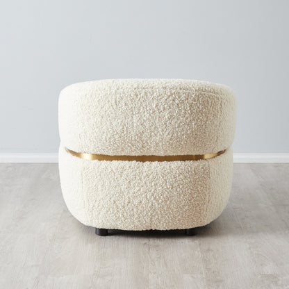 Krillin Cream Sherpa Boucle Occasional Chair