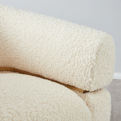 Krillin Cream Sherpa Boucle Occasional Chair