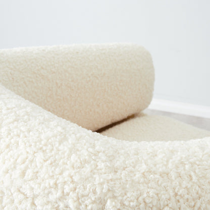 Krillin Cream Sherpa Boucle Occasional Chair